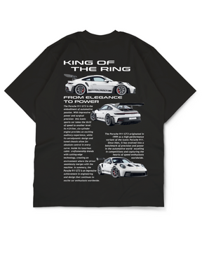 Oversize Drop Shoulder “King of Drift” Car Collection Tee