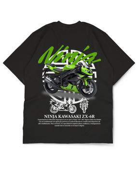 Oversize Drop Shoulder Motorbike Racing