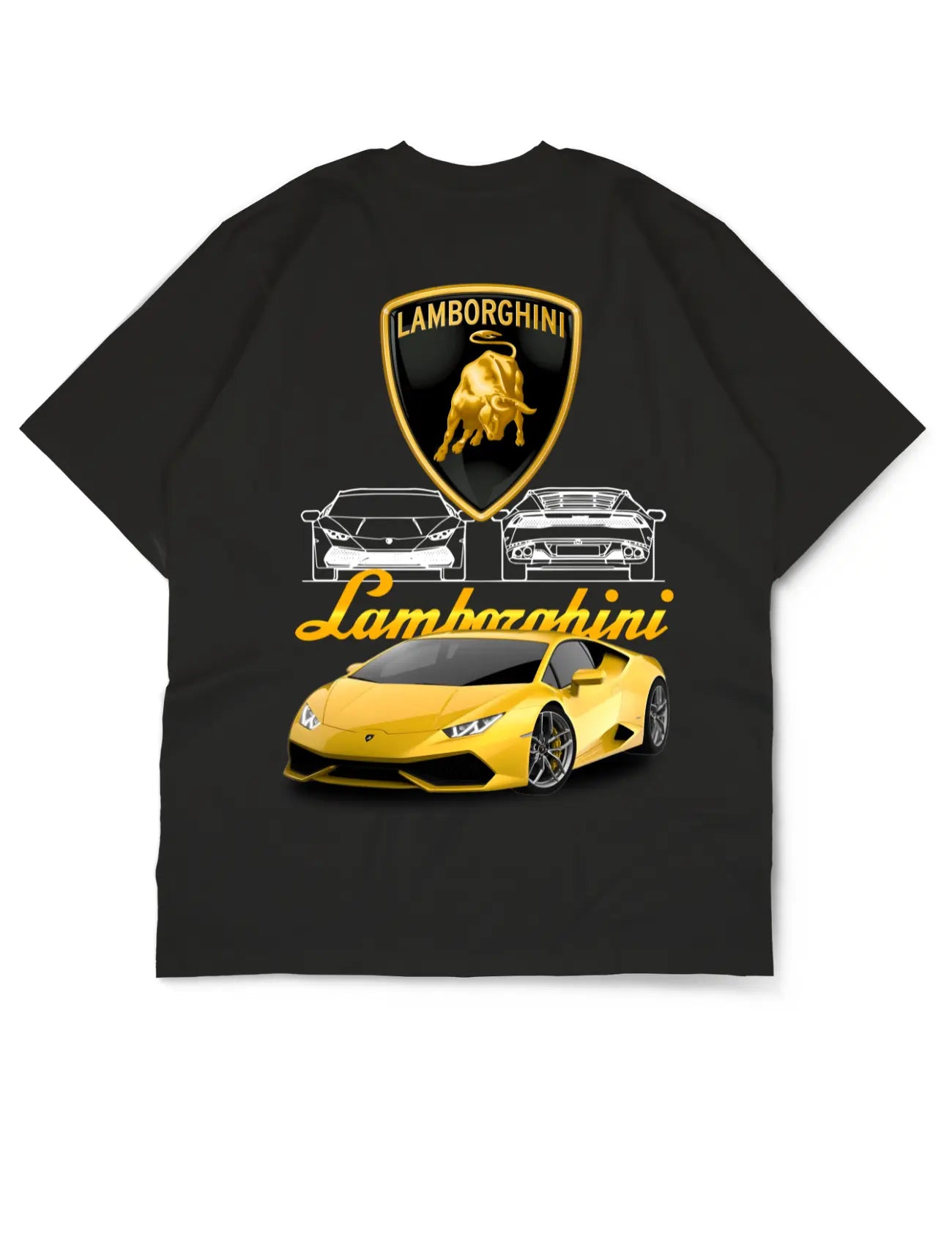 Car Collection Oversize Drop Shoulder Tee