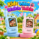 2Pcs Rechargeable Kids Video Walkie Talkie Set