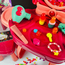 💜𝗕𝗲𝗮𝘂𝘁𝗶𝗳𝘂𝗹 𝗗𝗿𝗲𝘀𝘀𝗶𝗻𝗴 𝗧𝗮𝗯𝗹𝗲 𝗪𝗶𝘁𝗵 𝗦𝘁𝗼𝗼𝗹💜
This cute dressing table is a perfect gift to your little princess. Good for stimulating little girl's imagination in role-playing & feel in the salon again!

💜𝗛𝗶𝗴𝗵𝗹𝗶𝗴𝗵𝘁𝘀:
✅