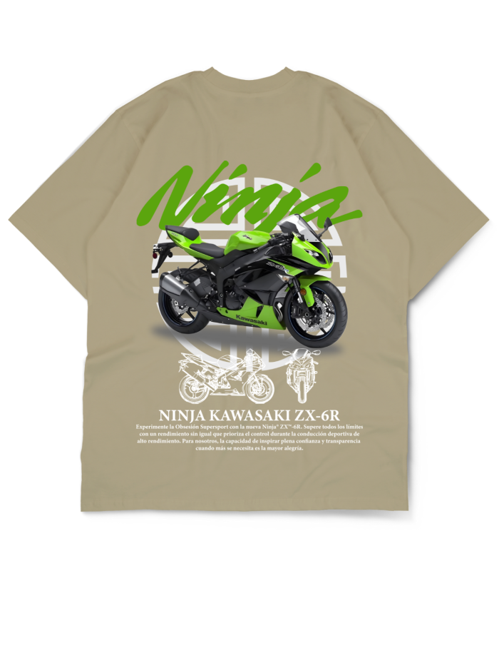 Oversize Drop Shoulder Motorbike Racing