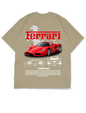 Oversize Drop Shoulder Car Collection Tee