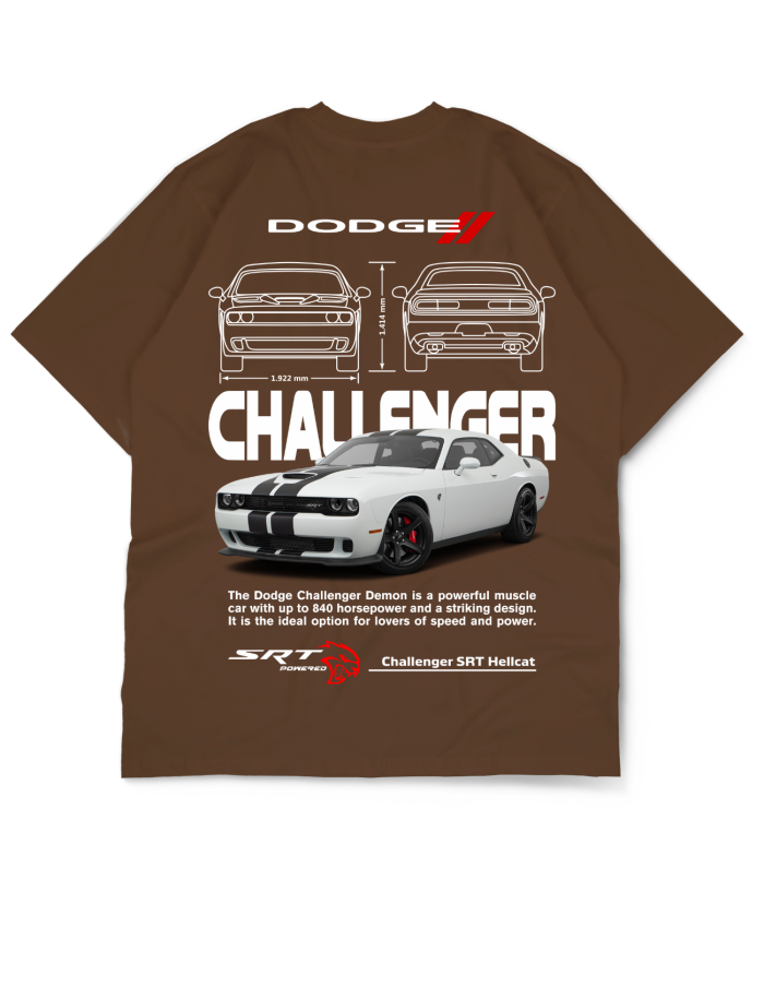 Car Collection Oversize Drop Shoulder Tee – Dodge Edition