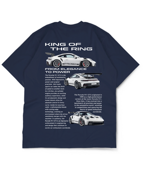Oversize Drop Shoulder “King of Drift” Car Collection Tee