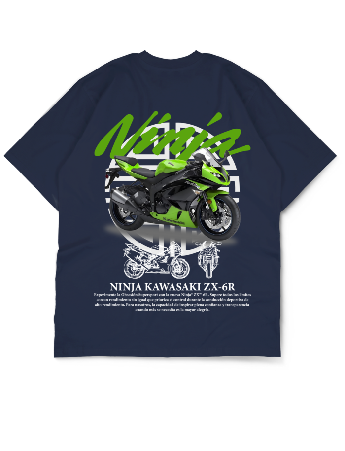 Oversize Drop Shoulder Motorbike Racing