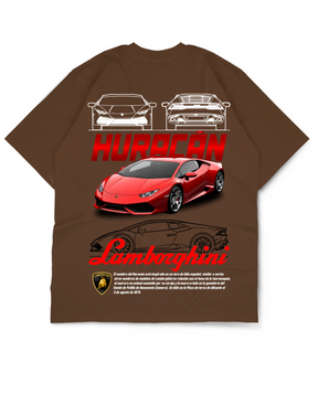 Oversize Drop Shoulder Lamborghini Huracán Tee