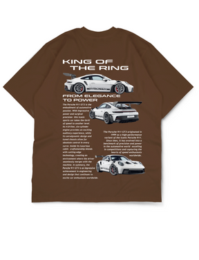 Oversize Drop Shoulder “King of Drift” Car Collection Tee