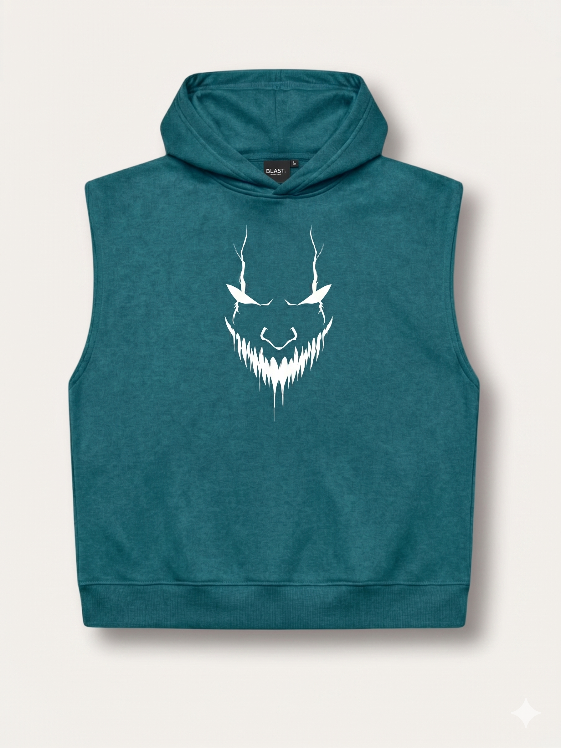 Ghost Smiling Hoodie Gym Ware