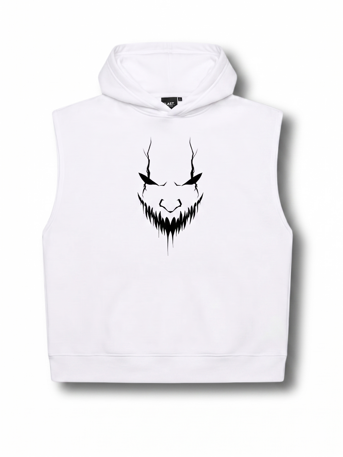 Ghost Smiling Hoodie Gym Ware By Faturo