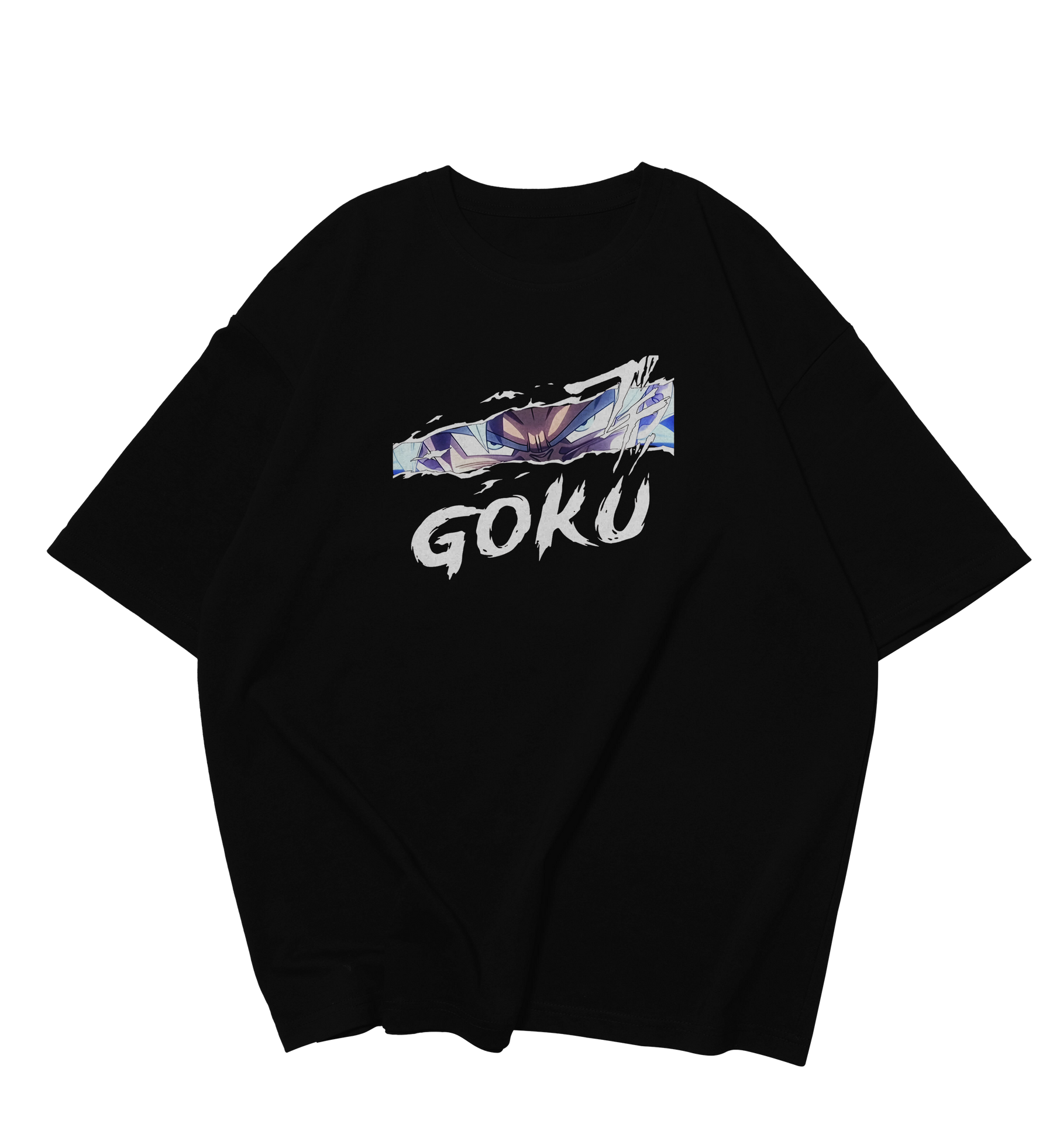 Premium Oversized Anime T-Shirt - Ultra Instinct Goku Graphics