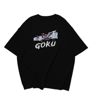 Premium Oversized Anime T-Shirt - Ultra Instinct Goku Graphics