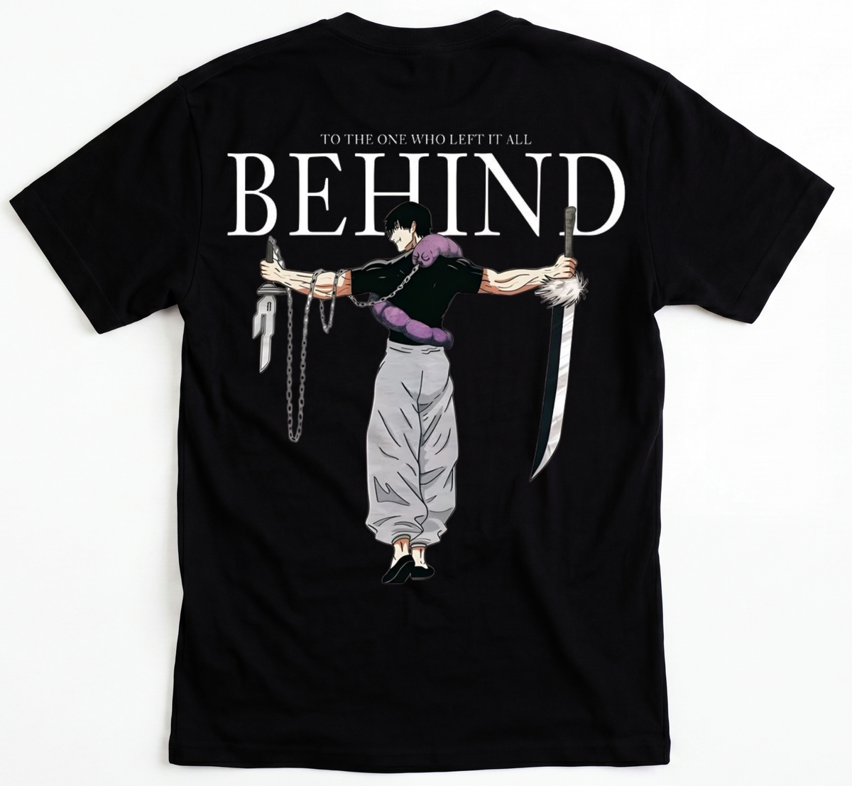 Toji Fushiguro 'Left It All Behind' Anime T-Shirt By Zilzy