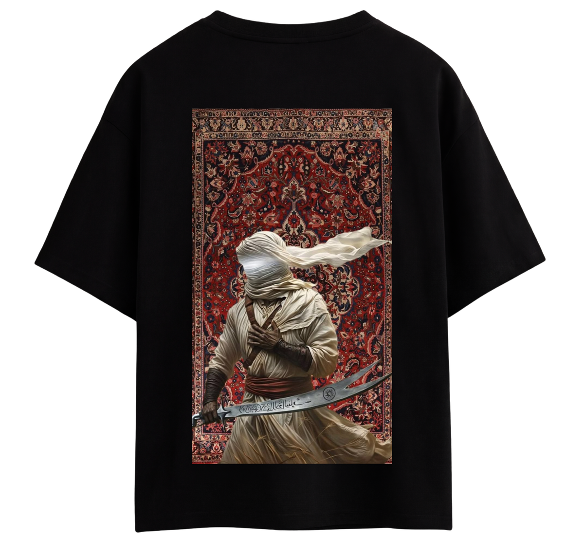 Muslim, Shia and Proud' Zulfiqar Graphic Oversized T-Shirt By Zilzy
