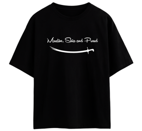 Muslim, Shia and Proud' Zulfiqar Graphic Oversized T-Shirt