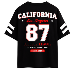 : California Los Angeles '87' Varsity Oversized T-Shirt